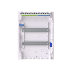 AK624E2 ABB Накладной шкаф на 24(28) модулей (с винтовыми клеммами N/PE) 2-рядный, IP30, без двери 2CPX032569R9999