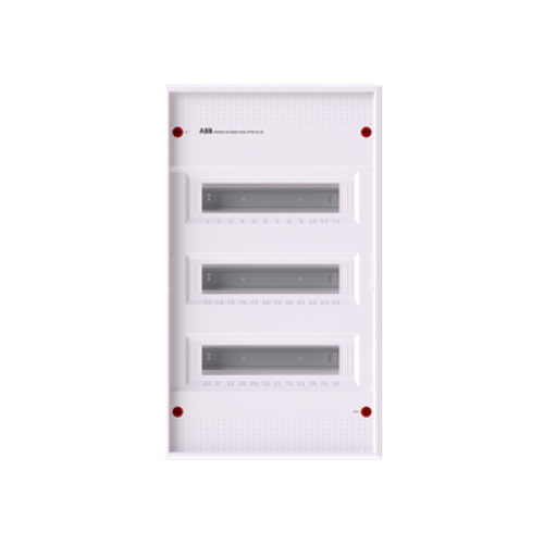 AK636E3 ABB Накладной шкаф на 36(42) модулей (с винтовыми клеммами N/PE) 3-рядный, IP30, без двери 2CPX032570R9999