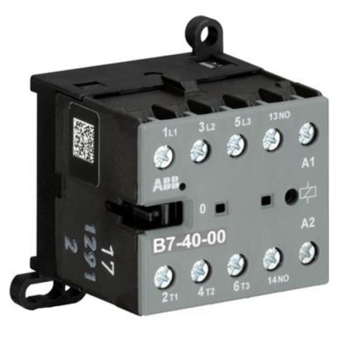 Миниконтактор ABB B6-30-01 9A (400В AC3) 20A (400В AC1) катушка 230В АС GJL1211001R8010