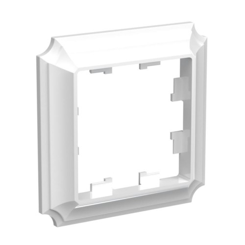 1-постовая РАМКА, цвет БЕЛЫЙ, AtlasDesign Antique, ATN100101