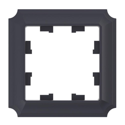 1-постовая РАМКА, цвет КАРБОН, AtlasDesign Antique, ATN101001