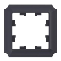 1-постовая РАМКА, цвет КАРБОН, AtlasDesign Antique, ATN101001