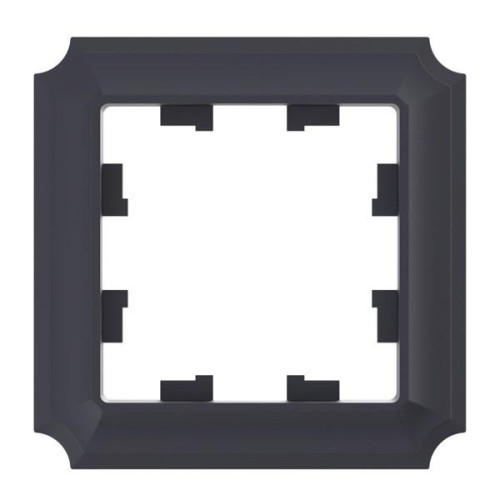 1-постовая РАМКА, цвет КАРБОН, AtlasDesign Antique, ATN101001