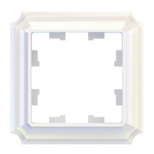 1-постовая РАМКА, цвет ЖЕМЧУГ, AtlasDesign Antique, ATN100401