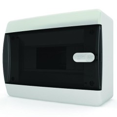 12 модулей  Щит навесной  прозрачная черная дверца IP41 Tekfor   CNK 40-12-1  ТЕКФОР