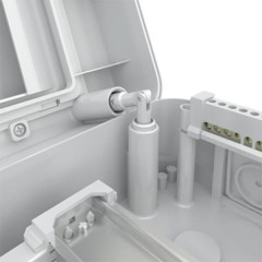 12 модулей  Щит навесной  прозрачная черная дверца IP41 Tekfor   CNK 40-12-1  ТЕКФОР