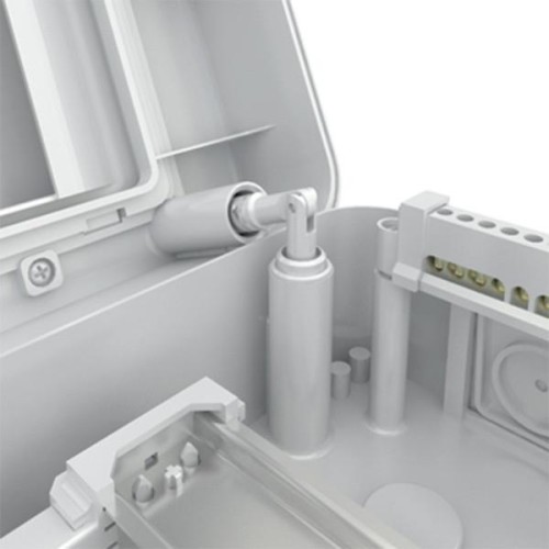 12 модулей  Щит навесной  прозрачная черная дверца IP41 Tekfor   CNK 40-12-1  ТЕКФОР