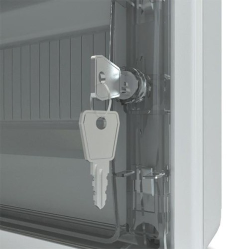 12 модулей  Щит навесной  прозрачная черная дверца IP41 Tekfor   CNK 40-12-1  ТЕКФОР