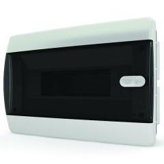 12модулей  Щит встраиваемый   прозрачная черная дверца IP41 Tekfor  CVK 40-12-1