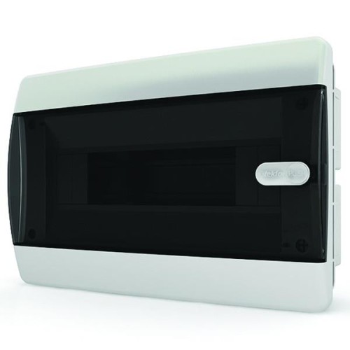 12модулей  Щит встраиваемый   прозрачная черная дверца IP41 Tekfor  CVK 40-12-1