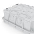 18 модулей  Щит навесной Tekfor  (1х18) IP65 прозрачная дверца BNK 65-18-1