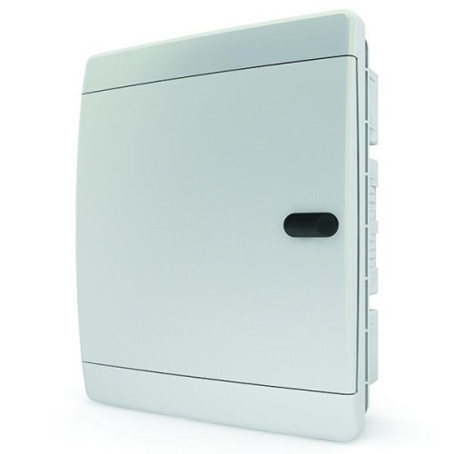 18 модулей Щит встраиваемый  (2x9)  непрозрачная белая дверца IP41 Tekfor  CVN 40-18-1