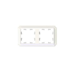 2-постовая РАМКА, цвет ЖЕМЧУГ, AtlasDesign Antique, ATN100402