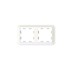 2-постовая РАМКА, цвет ЖЕМЧУГ, AtlasDesign Antique, ATN100402
