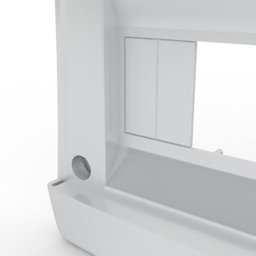 24 модуля  Щит навесной (2x12)  Tekfor  IP41 прозрачная черная дверца BNK 40-24-1 (электрический шкаф)