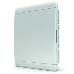 24 модуля  Щит встраиваемый Tekfor  (2x12) модуля IP41 непрозрачная белая дверца