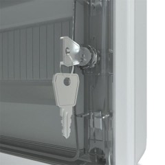 24 модуля  Щит встраиваемый Tekfor  (2x12) модуля IP41 непрозрачная белая дверца