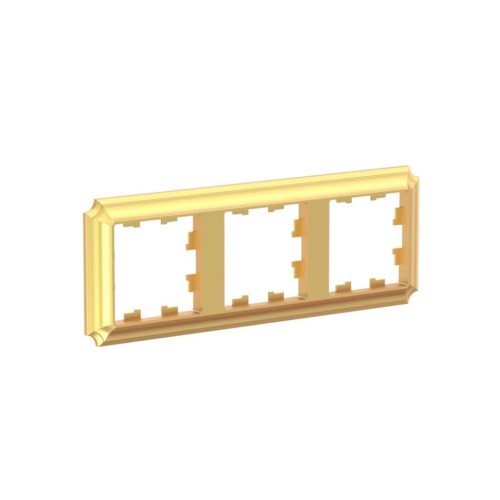 3-постовая РАМКА, цвет ЗОЛОТО, AtlasDesign Antique, ATN101603