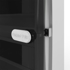 4 модуля  Щит навесной  прозрачная черная дверца IP41 Tekfor UNK 40-04-2 ТЕКФОР