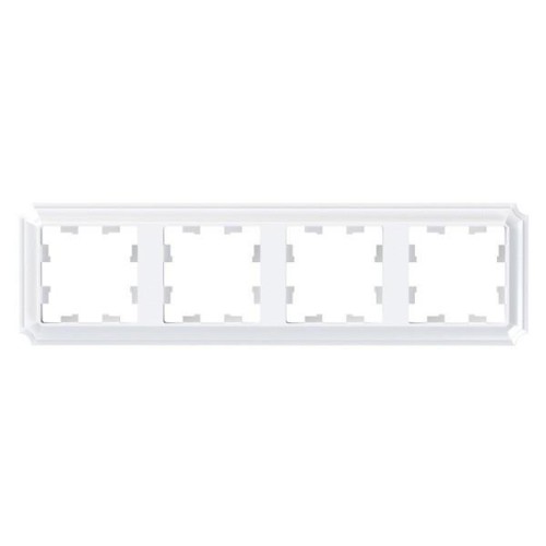 4-постовая РАМКА, цвет БЕЛЫЙ, AtlasDesign Antique, ATN100104