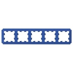 5-постовая РАМКА, цвет АКВАМАРИН, AtlasDesign Antique, ATN101105