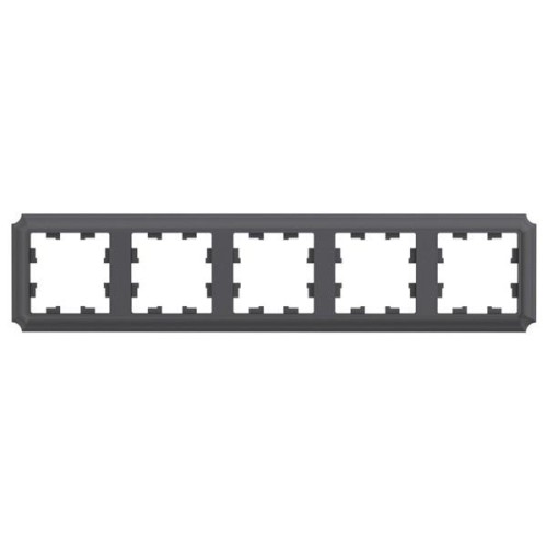 5-постовая РАМКА, цвет БАЗАЛЬТ, AtlasDesign Antique, ATN101405