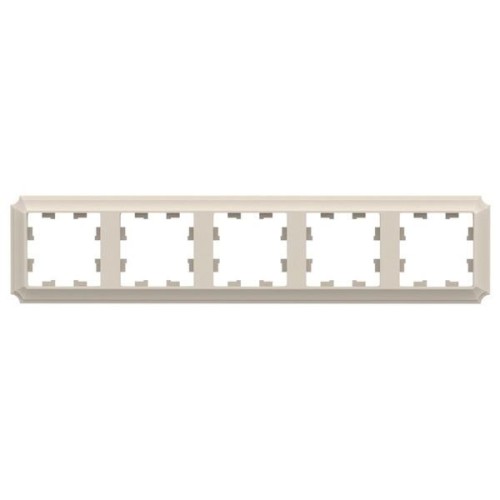 5-постовая РАМКА, цвет БЕЖЕВЫЙ, AtlasDesign Antique, ATN100205