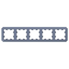 5-постовая РАМКА, цвет ГРИФЕЛЬ, AtlasDesign Antique, ATN100705