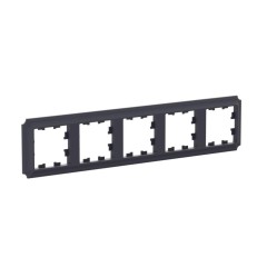 5-постовая РАМКА, цвет КАРБОН, AtlasDesign Antique, ATN101005