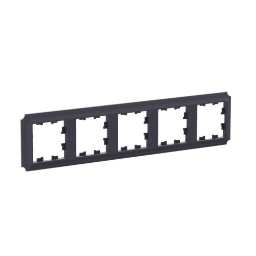 5-постовая РАМКА, цвет КАРБОН, AtlasDesign Antique, ATN101005