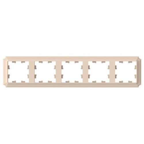 5-постовая РАМКА, цвет ПЕСОЧНЫЙ, AtlasDesign Antique, ATN101205