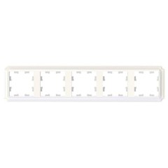 5-постовая РАМКА, цвет ЖЕМЧУГ, AtlasDesign Antique, ATN100405