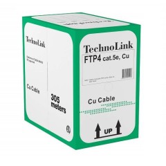 55967 Кабель Technolink FTP4 Категория  cat.5e, 305 м cu , Цвет серый медь