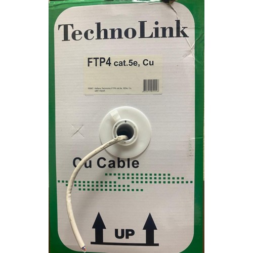 55967 Кабель Technolink FTP4 Категория  cat.5e, 305 м cu , Цвет серый медь
