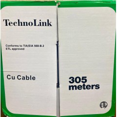 55967 Кабель Technolink FTP4 Категория  cat.5e, 305 м cu , Цвет серый медь