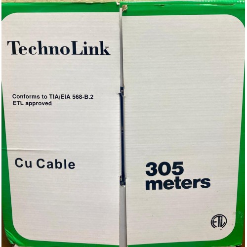 55967 Кабель Technolink FTP4 Категория  cat.5e, 305 м cu , Цвет серый медь