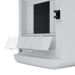 6 модулей Щит навесной   модулей непрозрачная белая дверца IP41 Tekfor (электрический шкаф)  CNN 40-06-1