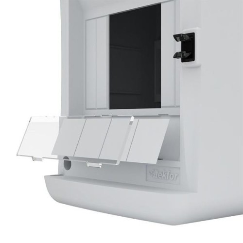 6 модулей Щит навесной   модулей непрозрачная белая дверца IP41 Tekfor (электрический шкаф)  CNN 40-06-1