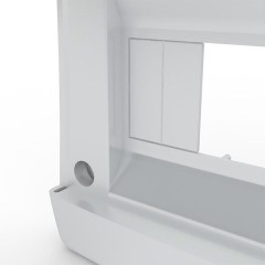 6 модулей Щит  встраиваемый  непрозрачная белая дверца IP41 Tekfor