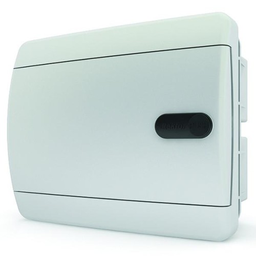 8 модулей  Щит встраиваемый  непрозрачная белая дверца IP41 Tekfor