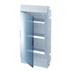 ABB Mistral41 Бокс в нишу 36М зеленая прозрачная дверь 3 ряда (с клемм)