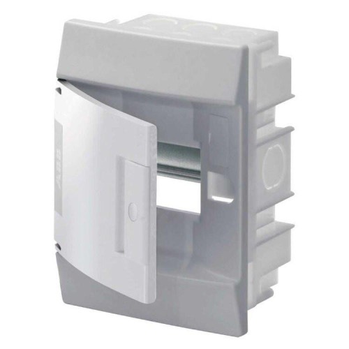 ABB Mistral41 Бокс в нишу 4М непрозрачная дверь (c клемм)