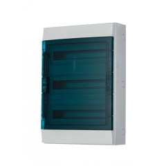 Влагозащищенный настенный шкаф ABB Mistral65 54М 3х18 прозрачная дверь с клеммным блоком 65P18X32A 1SLM006501A1208