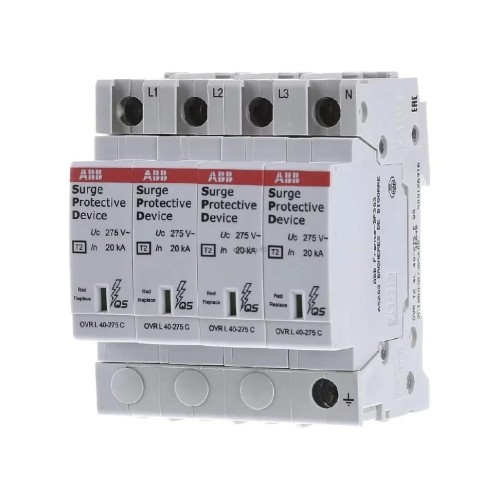 ABB Ограничитель перенапряжения УЗИП OVR T2 3N 40 275P QS