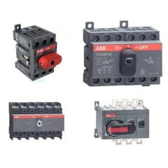 Реверсивный рубильник OT80F3C до 80A 3х полюсный для установки на DIN-рейку или плату (без ручки) (выключатель нагрузки) 1SCA105402R1001