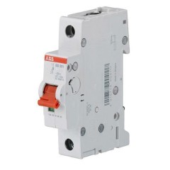 Рубильник модульный ABB 1П 25А рычаг красный SD201/25 (выключатель нагрузки) 2CDD281101R0025