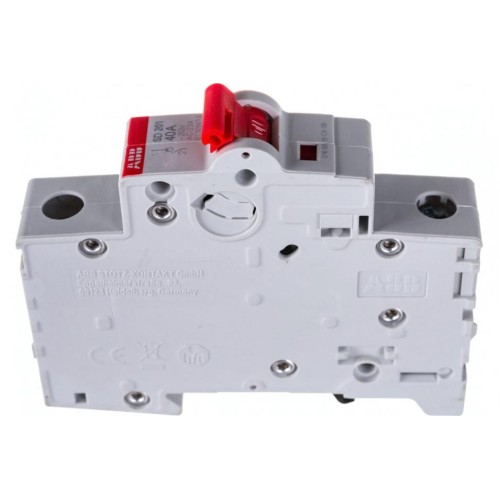 ABB SD201 Рубильник 1P 40A рычаг красный