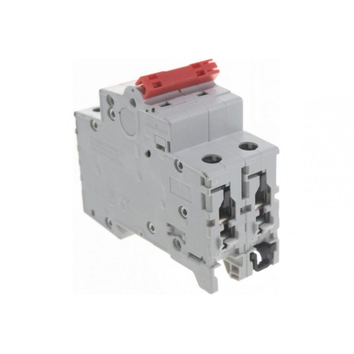 ABB SD202 Рубильник 2P 32A рычаг красный