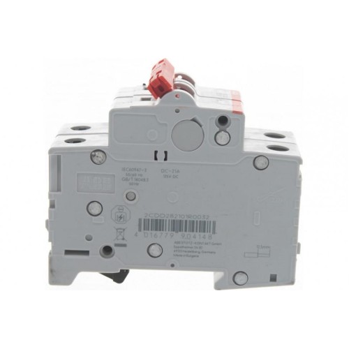 ABB SD202 Рубильник 2P 32A рычаг красный