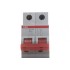 ABB SD202 Рубильник 2P 40A рычаг красный